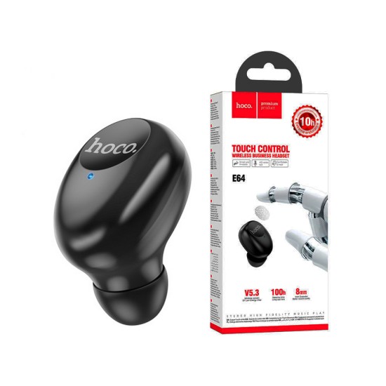 Hoco Bluetooth Earbuds E64 Mini In-ear BT v5.3 Black Hoco Bluetooth Earbuds E64 Mini In-ear BT v5.3 Black
